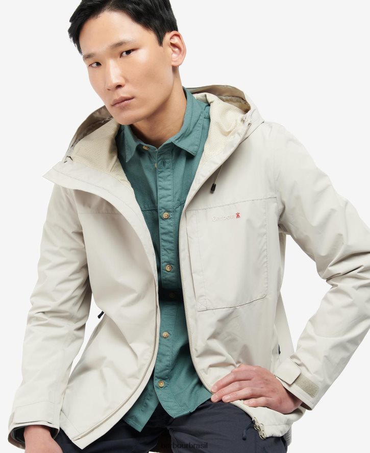 roupas Barbour jaqueta impermeável kenton lago homens NH4442182
