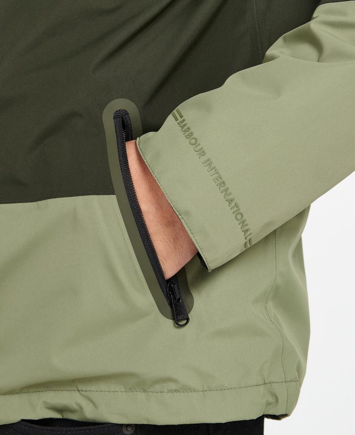 roupas Barbour jaqueta impermeável obel sábio homens NH4442213