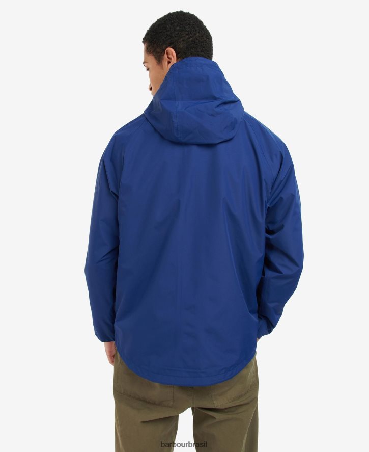 roupas Barbour jaqueta impermeável pockle azul escuro homens NH4442180