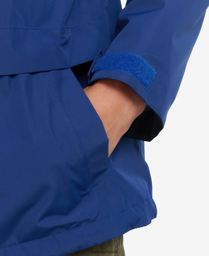 roupas Barbour jaqueta impermeável pockle azul escuro homens NH4442180