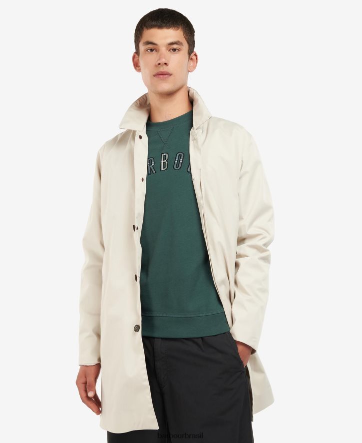 roupas Barbour jaqueta impermeável rokig marinho/marinha de verão homens NH4442178