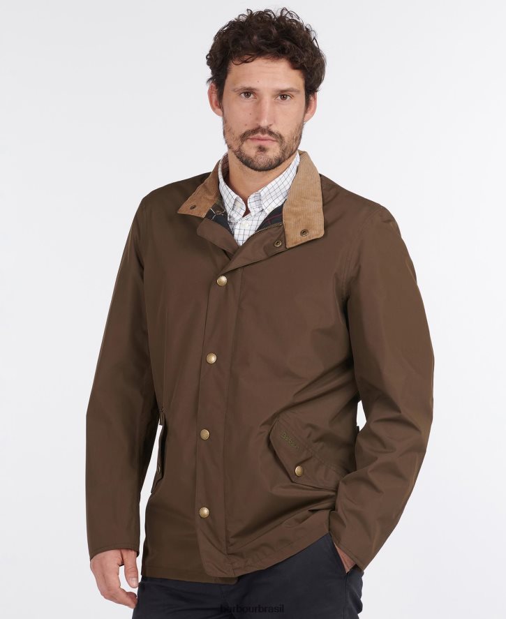 roupas Barbour jaqueta respirável impermeável colhereiro marinha homens NH4442179