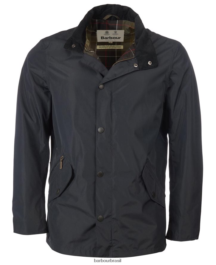 roupas Barbour jaqueta respirável impermeável colhereiro marinha homens NH4442219