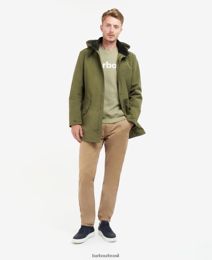 roupas Barbour mac impermeavel chelsea impermeavel algas marinhas homens NH4442216
