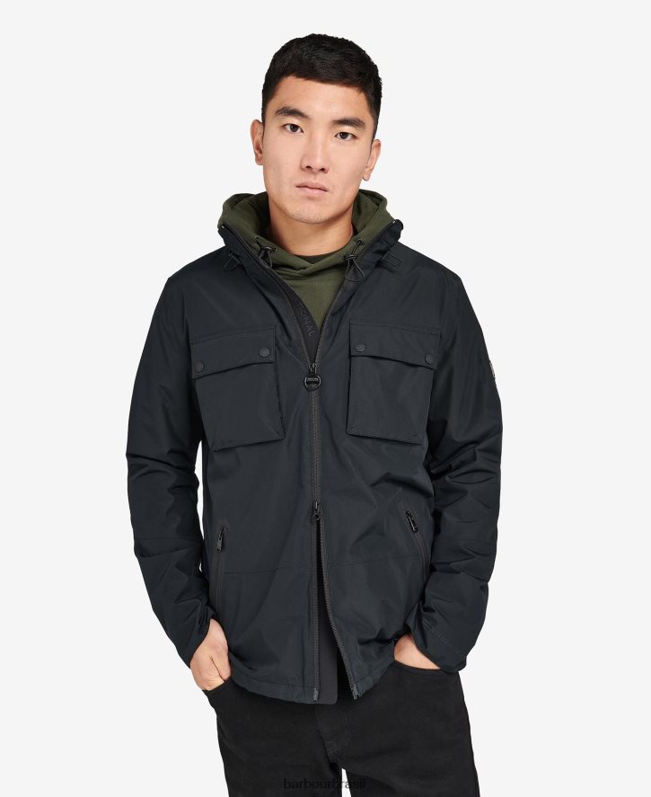 roupas Barbour jaqueta impermeável obel sábio homens NH4442174