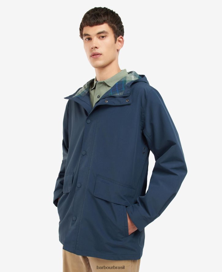 roupas Barbour jaqueta parka impermeável da cidade de verão marinho clássico homens NH4442171