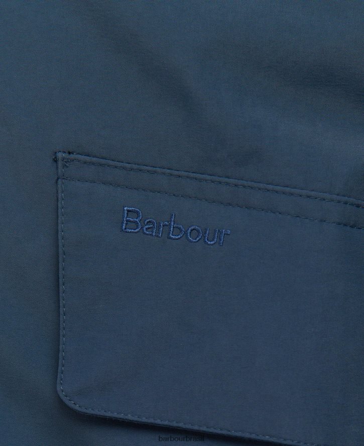 roupas Barbour jaqueta parka impermeável da cidade de verão marinho clássico homens NH4442171
