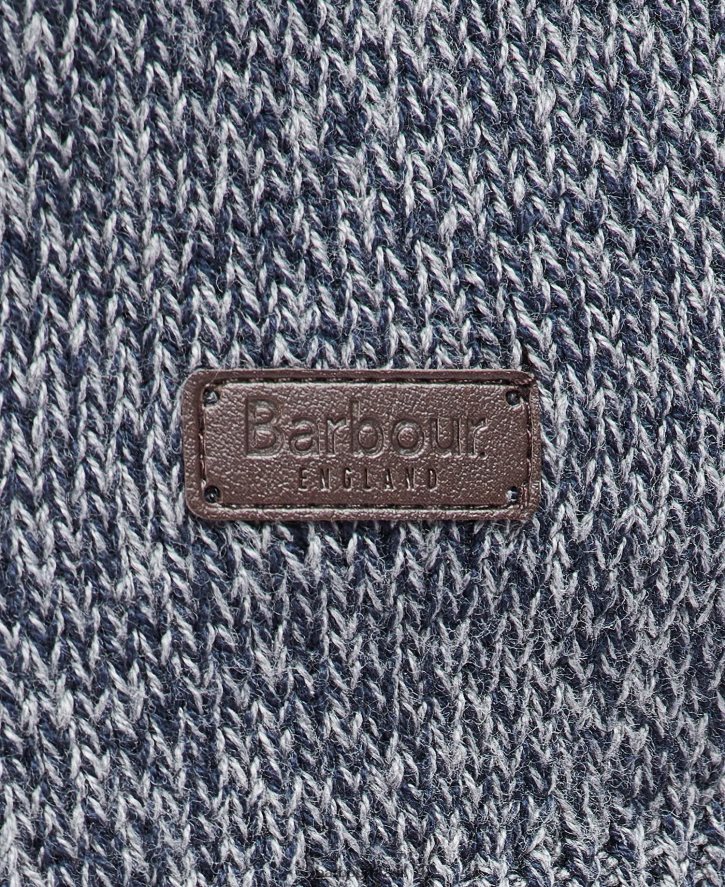 roupas Barbour algodão twist nelson tripulação marinha homens NH44421115