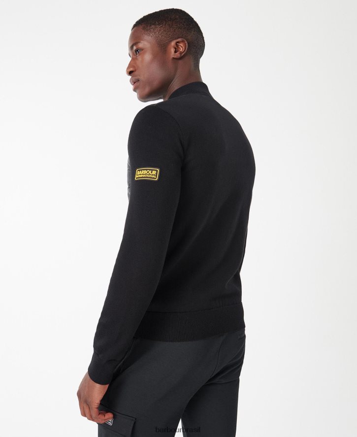 roupas Barbour defletor herdado zip-thru verde floresta homens NH44421130