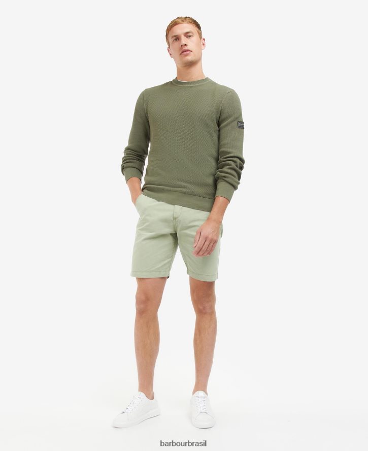 roupas Barbour dirigir jumper de malha preto clássico homens NH44421119