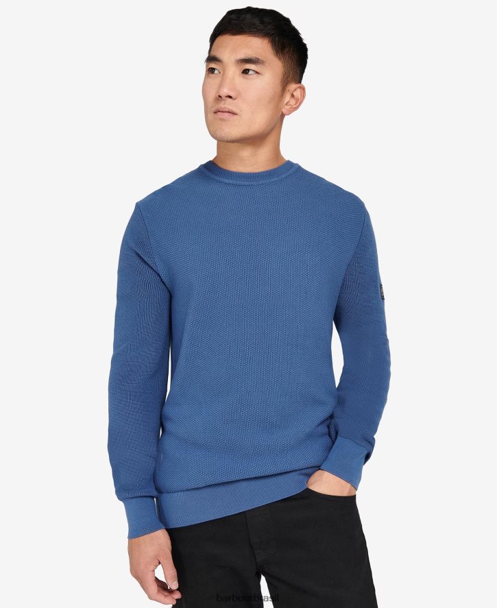 roupas Barbour dirigir jumper de malha preto clássico homens NH44421120