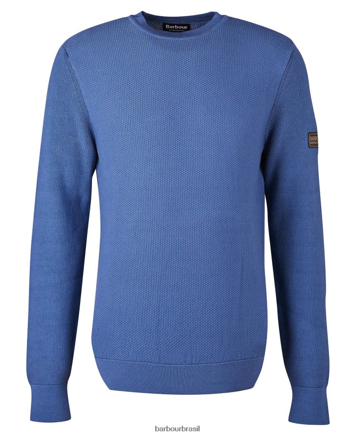 roupas Barbour dirigir jumper de malha preto clássico homens NH44421120