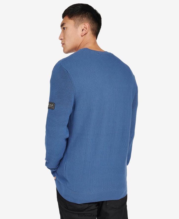 roupas Barbour dirigir jumper de malha preto clássico homens NH44421120