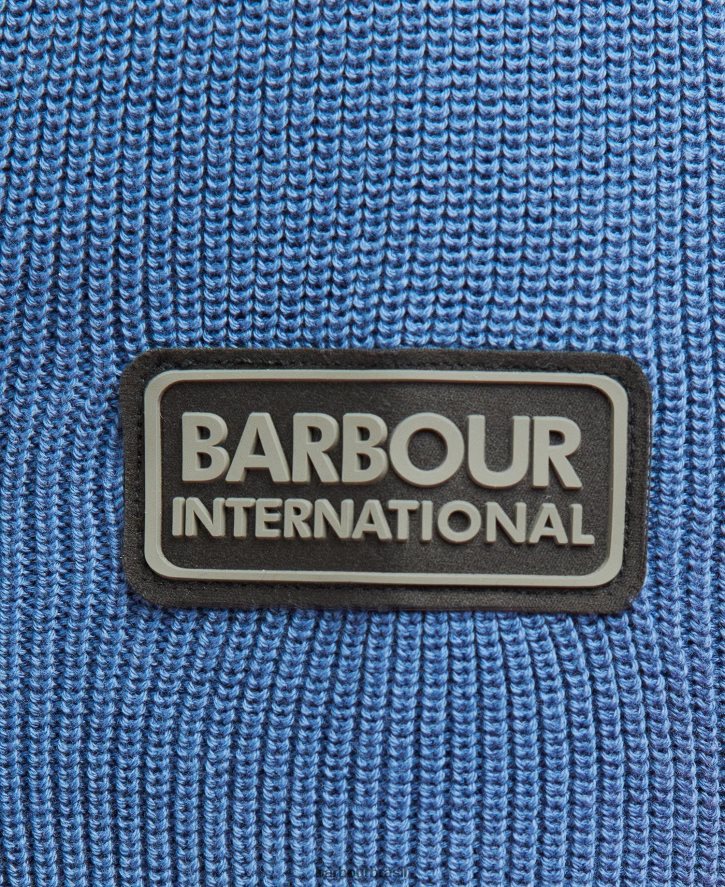 roupas Barbour dirigir jumper de malha preto clássico homens NH44421120