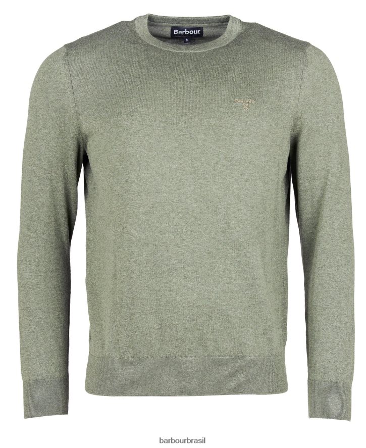 roupas Barbour equipe de algodão leve azul claro homens NH44421074