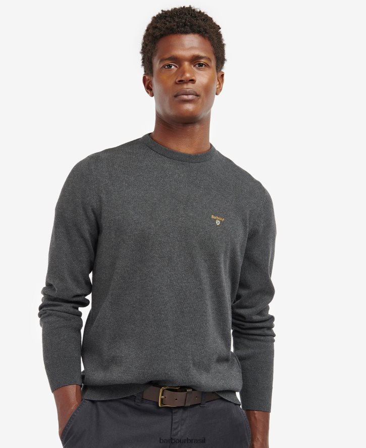 roupas Barbour jumper orgânico marinha homens NH44421124