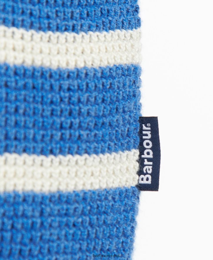 roupas Barbour moletom listrado blaydon marinho clássico homens NH44421122