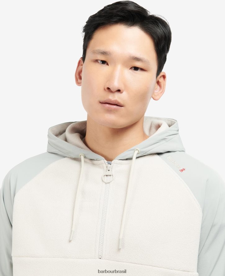 roupas Barbour newfield moletom de lã com meio zíper paloma homens NH44421132