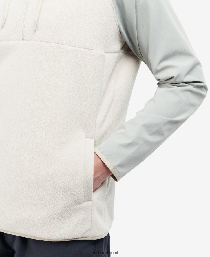 roupas Barbour newfield moletom de lã com meio zíper paloma homens NH44421132