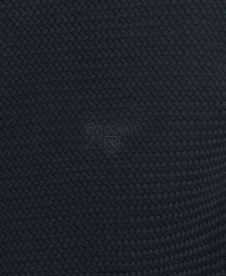 roupas Barbour suéter gola careca fleming azul lavado homens NH44421127