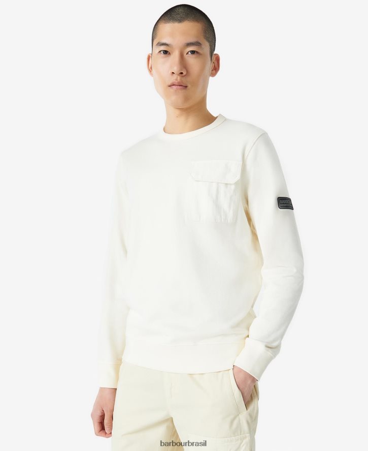 roupas Barbour camisola de bancos preto clássico homens NH4442988