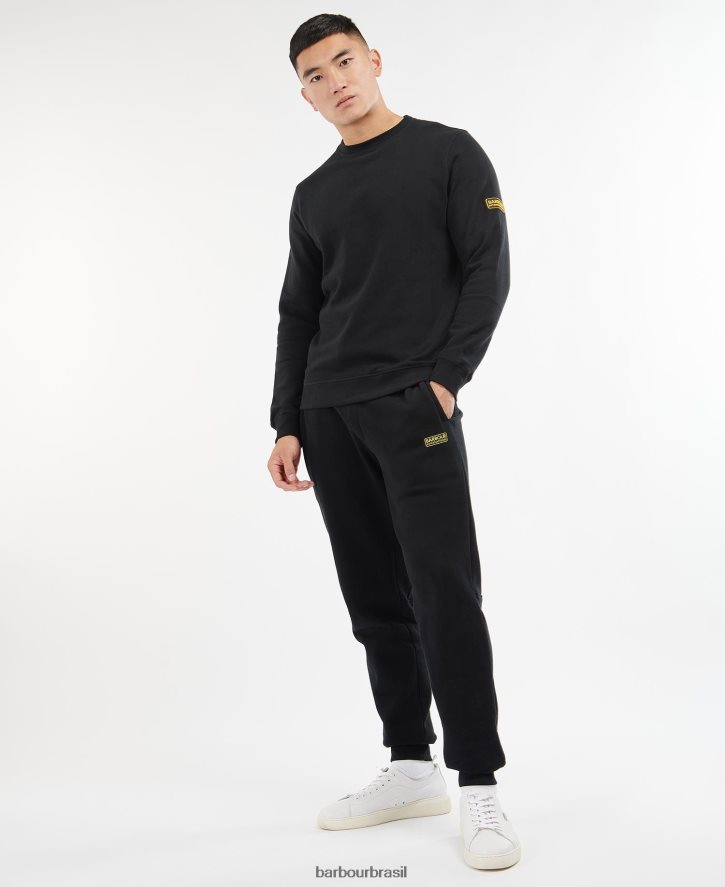 roupas Barbour distintivo pulôver internacional verde floresta homens NH44421008