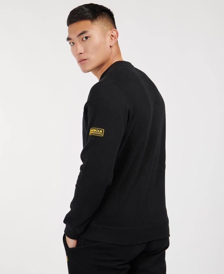 roupas Barbour distintivo pulôver internacional verde floresta homens NH44421008