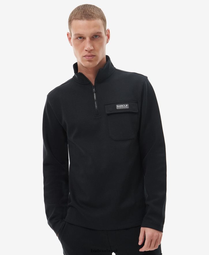 roupas Barbour moletom voyager preto clássico homens NH44421031