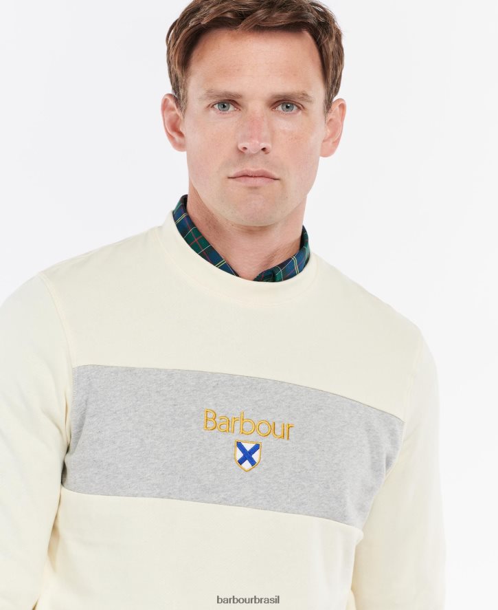 roupas Barbour tripulação do painel de honra marinha homens NH44421050