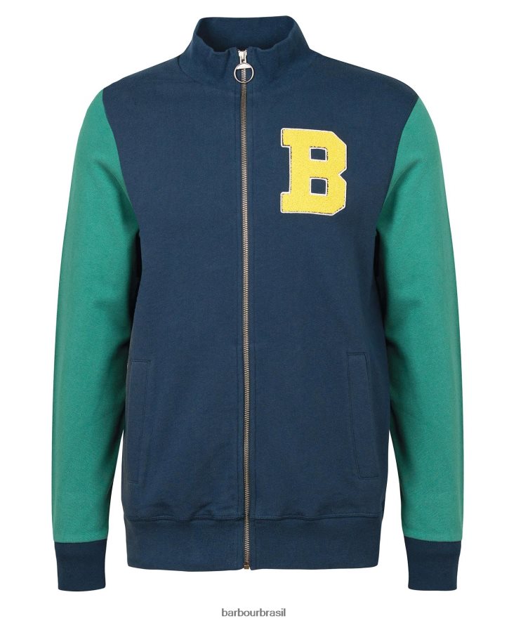 roupas Barbour jaqueta letterman northgate marinho clássico homens NH44421016