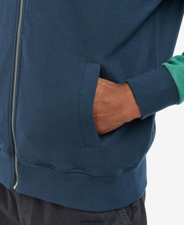 roupas Barbour jaqueta letterman northgate marinho clássico homens NH44421016