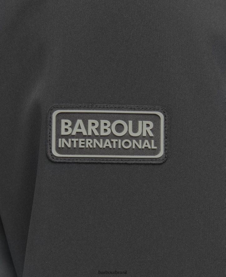 roupas Barbour jaqueta mercian shell & fleece preto clássico homens NH44421134