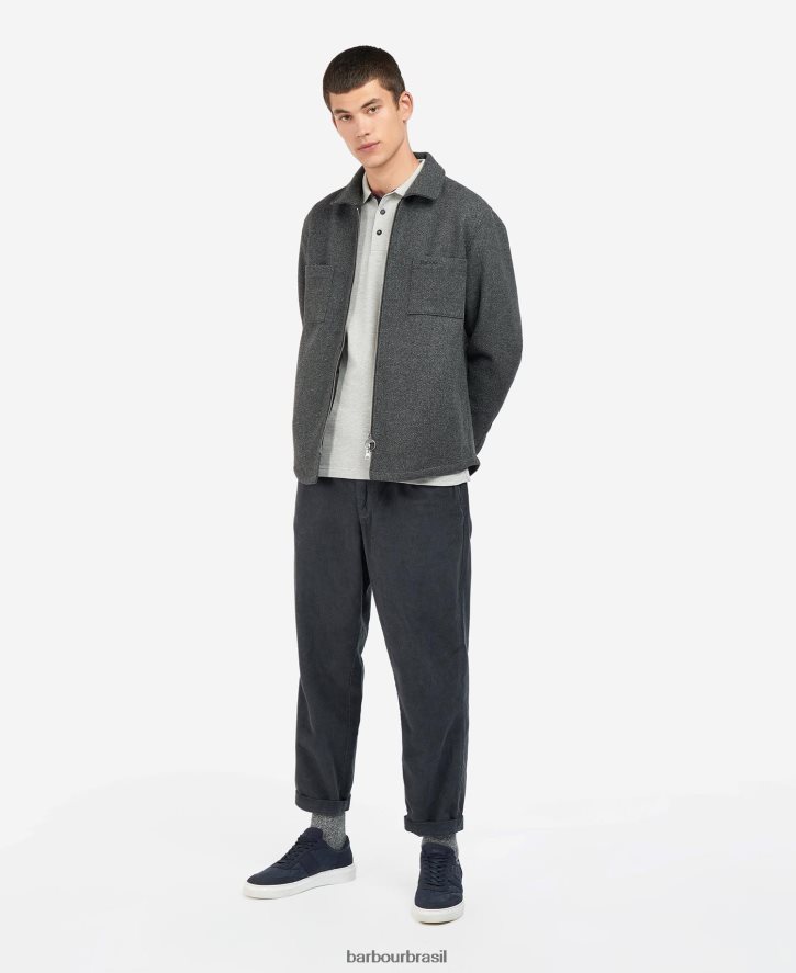 roupas Barbour lã de marfim carvão/cordovão homens NH4442220