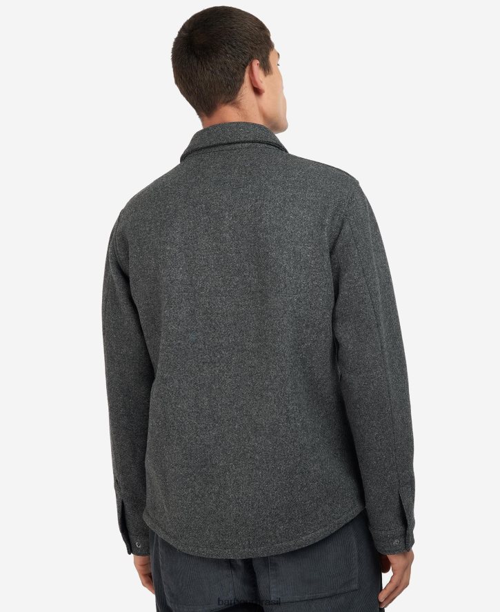 roupas Barbour lã de marfim carvão/cordovão homens NH4442220