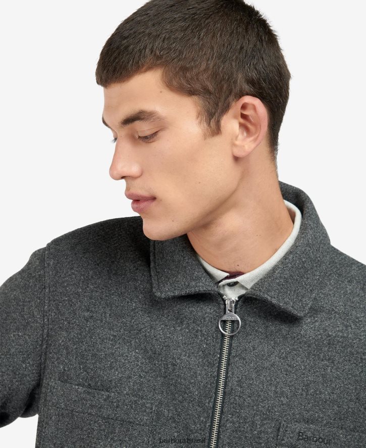 roupas Barbour lã de marfim carvão/cordovão homens NH4442220