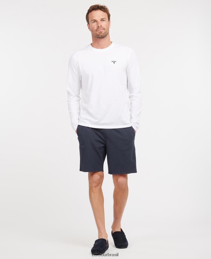 roupas Barbour calções de abade marga cinza claro homens NH44421236