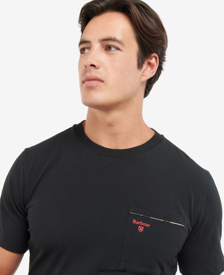 roupas Barbour conjunto de pijama de baile tartã marinho de verão homens NH44421240