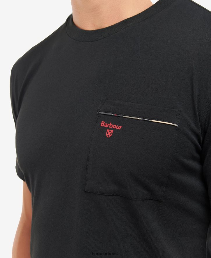 roupas Barbour conjunto de pijama de baile tartã marinho de verão homens NH44421240