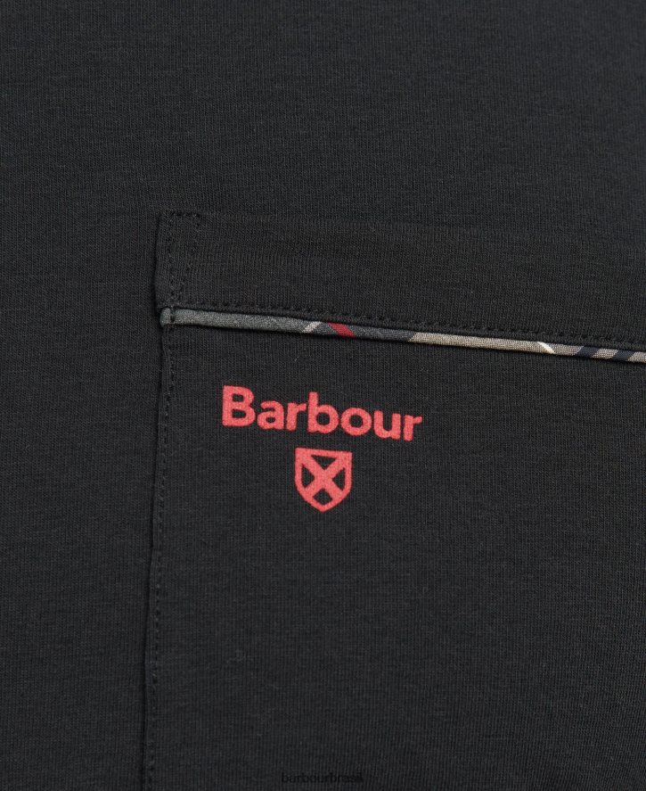 roupas Barbour conjunto de pijama de baile tartã marinho de verão homens NH44421240