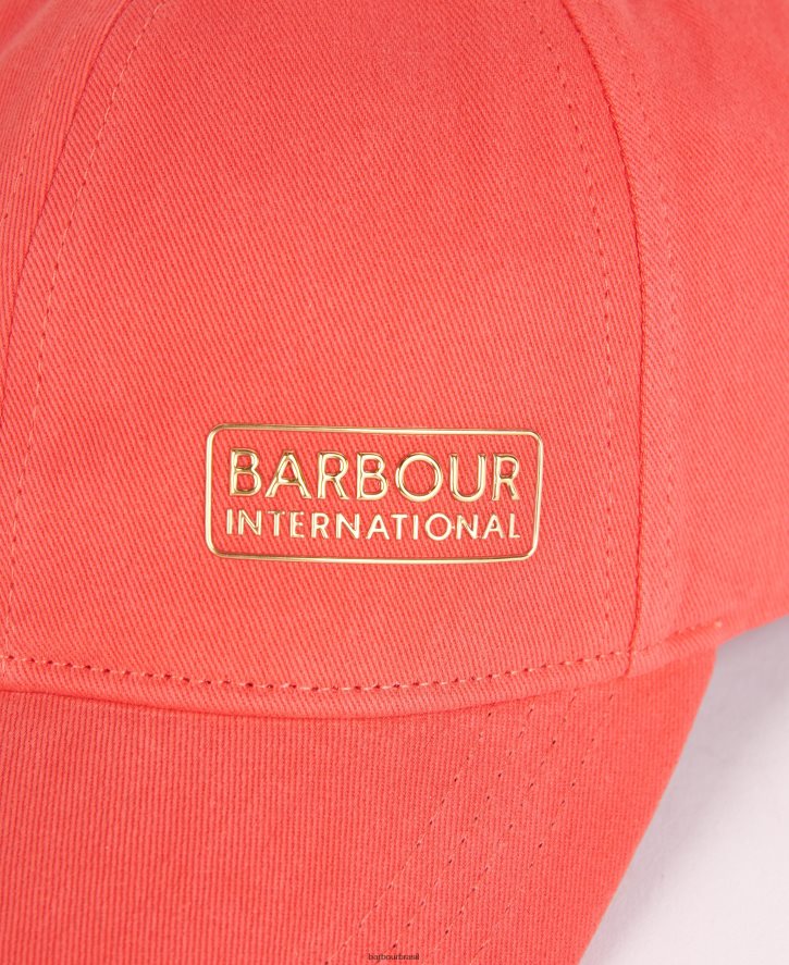 acessórios Barbour boné esportivo norton coral mulheres NH44422431