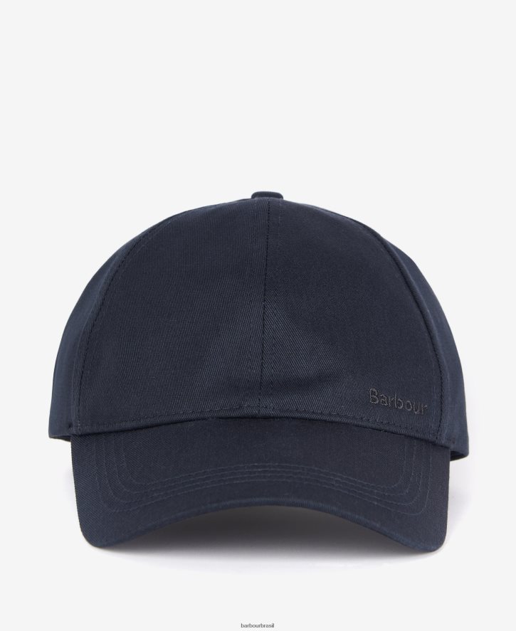 acessórios Barbour boné esportivo olivia preto clássico mulheres NH44422434