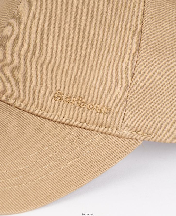 acessórios Barbour boné esportivo olivia preto clássico mulheres NH44422440