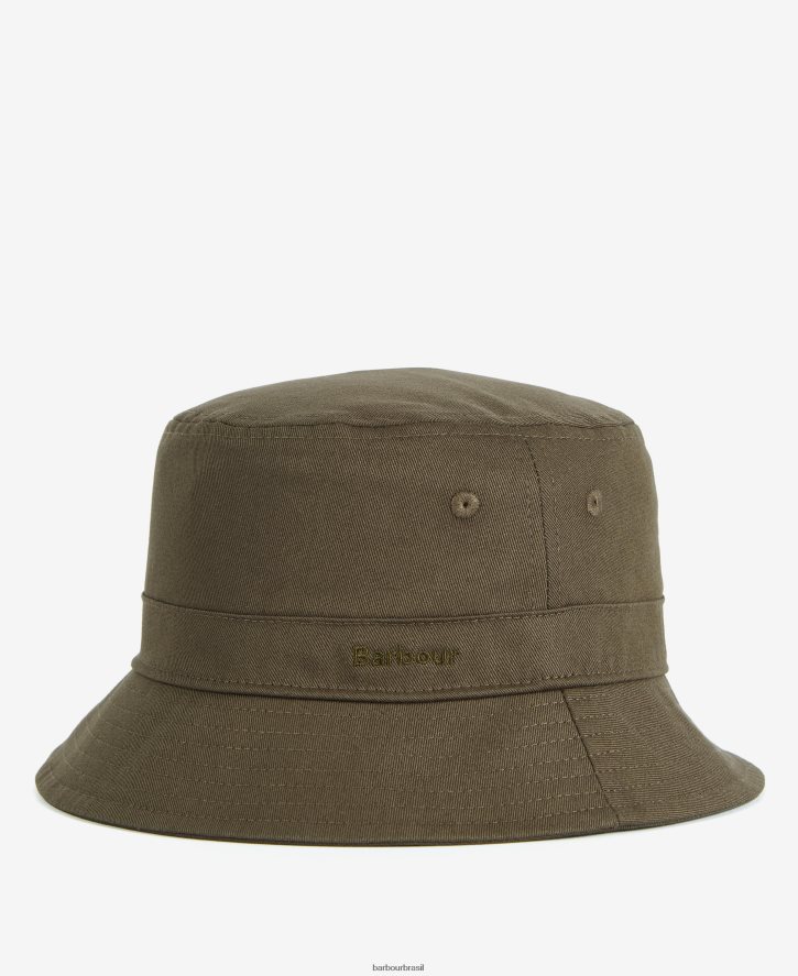 acessórios Barbour chapéu balde da olívia ponche rosa mulheres NH44422436