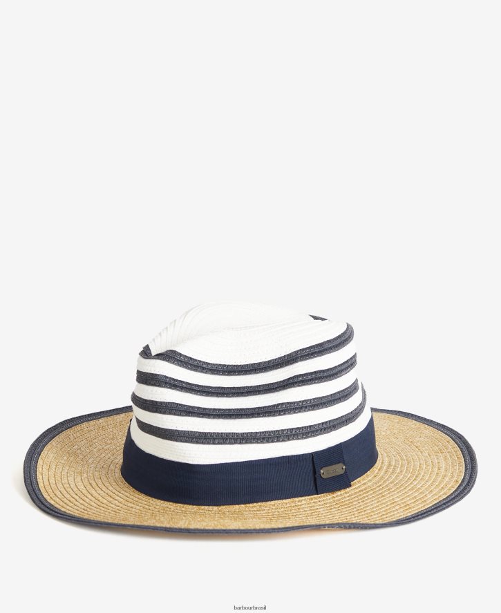 acessórios Barbour kenmore fedora marinho/cru mulheres NH44422428