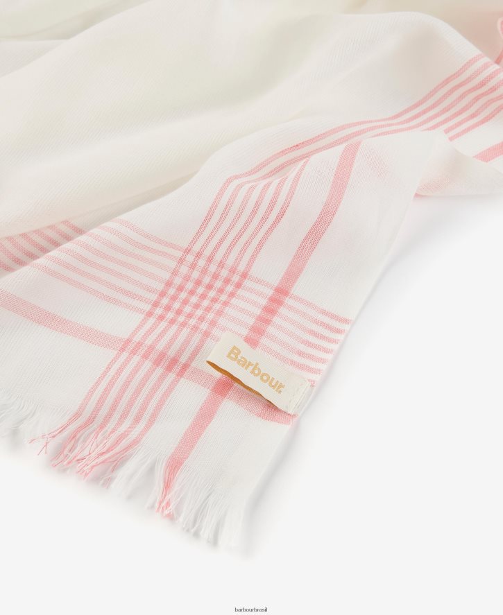 acessórios Barbour canga madison sussurro branco/tinta mulheres NH44422461