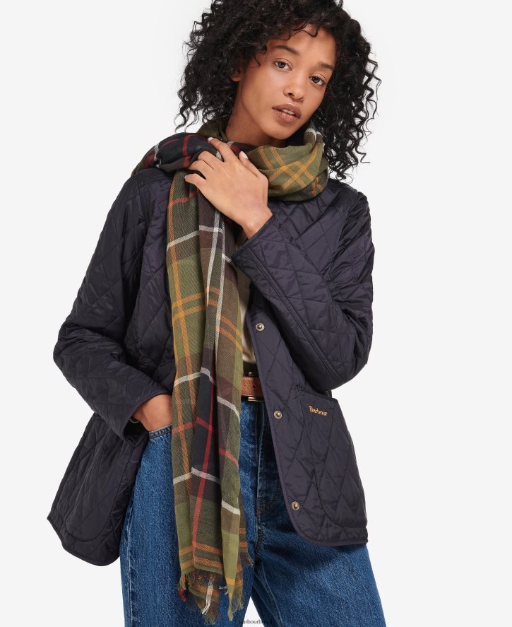 acessórios Barbour envoltório christie tartan clássico mulheres NH44422446