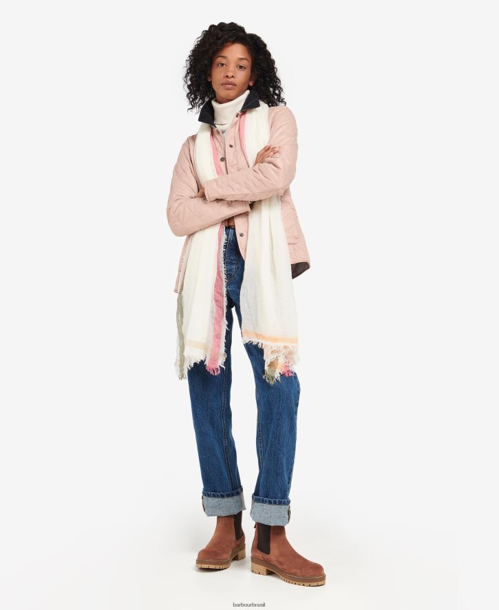 acessórios Barbour envoltório de verificação de borda blackett yarrow/multi mulheres NH44422463