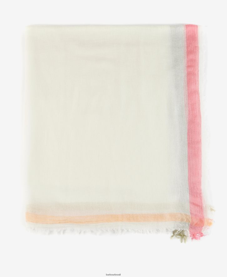 acessórios Barbour envoltório de verificação de borda blackett yarrow/multi mulheres NH44422463