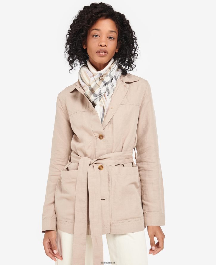 acessórios Barbour erin cachecol tartan sussurro branco mulheres NH44422444