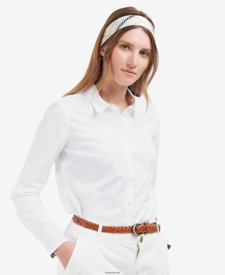 acessórios Barbour lenço quadrado xadrez stanton trincheira/marinha mulheres NH44422462